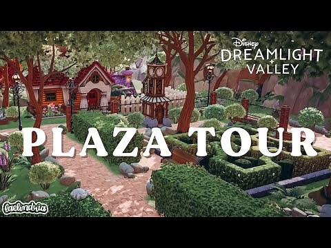 disney dreamlight plaza tour | park plaza design inspiration