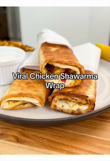 Viral Chicken Shawarma Wrap Recipe