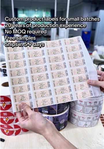 Custom Product Labels: Crisp Edges and Smooth Finish