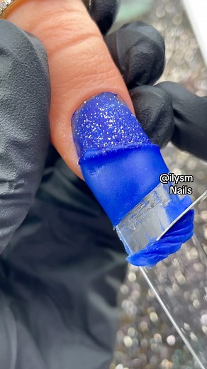 1.2M views · 6.2K reactions | Autism Awareness Month is April  Blue Abstract Nail Art with Blue Acrylic Colors #nails #nailart #satisfying #asmr #autismawareness | Ilysm Nails | Facebook