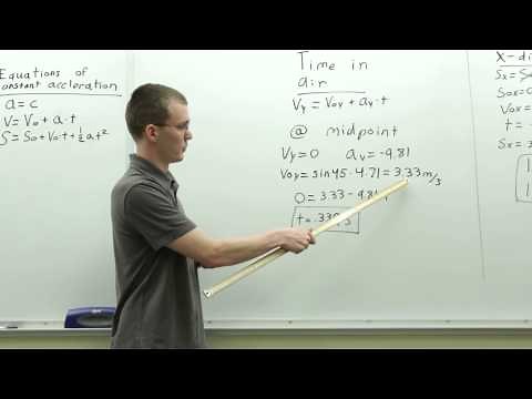 3D Projectile Motion