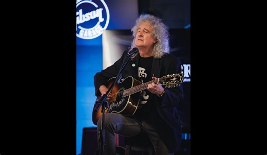 QUEEN's BRIAN MAY Launches Gibson SJ-200 12-String Acoustic Guitar With Intimate Performance And Interview At The Gibson Garage London