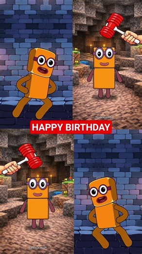HAPPYBIRTH DAY #funny #animation #minecraft