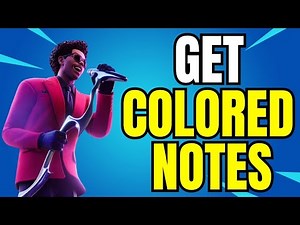 How to get COLORED Notes in Fortnite Festival (UPDATED 2025)