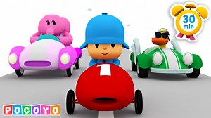 ¡Corre Pocoyó, es una carrera, y Elly quiere llegar la primera! 🥇 🚗 💨 #pocoyo #dibujosanimados #carreras | Pocoyo