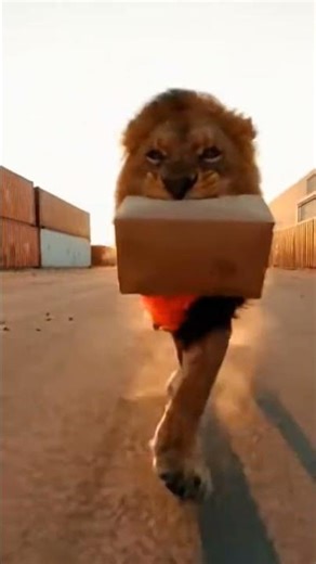 The Scariest Courier Ever?!🦁📦