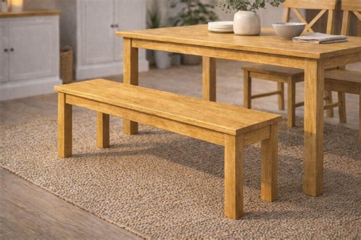 Dining Bench Plans | Wooden Indoor Bench DIY PDF - Etsy
