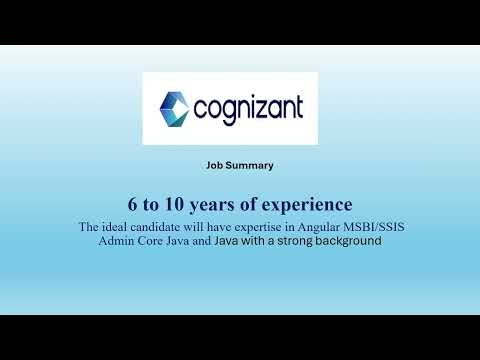 #Cognizant #itjobs #experinced #tamil #Chennai #mnc #March 2026