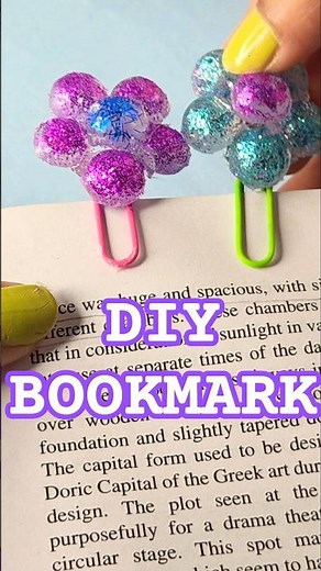 DIY Bookmark Using Hot Glue gun & Pop It Toy | Easy Craft Idea for school!