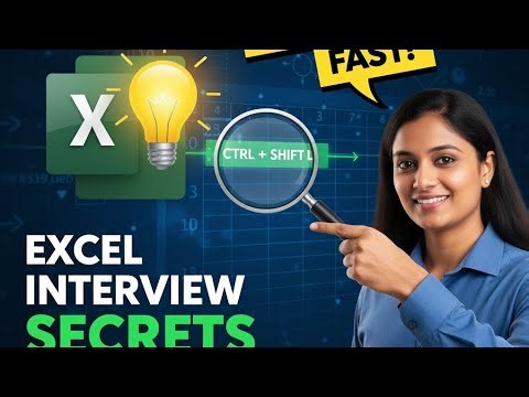 Excel Mastery for Interviews (Shortcuts & Pro-Tips You NEED to Know)