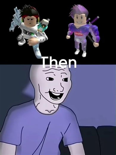 Roblox skins then vs now🔥🔥😎