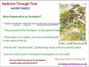 Medicine Through Time - Ancient Greek - Supernatural Beliefs and Treatments