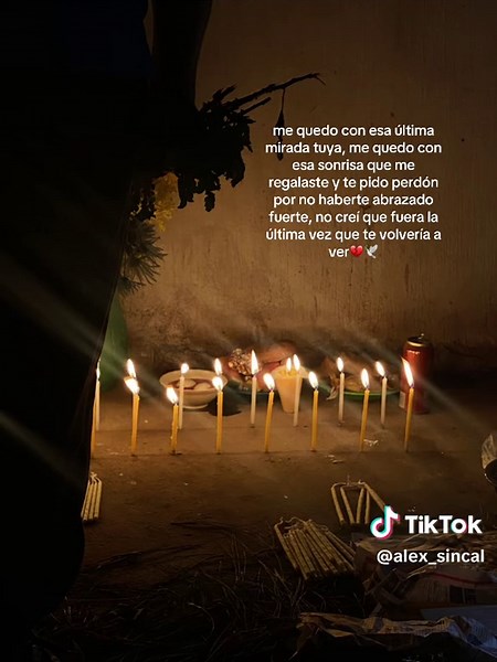 Sé que desde el cielo me cuidas pero yo quería tenerte toda la vida junto a mí💔