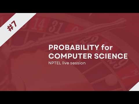 Probability for Computer Science - Week 7 - Random Sampling and the Probabilistic Method.