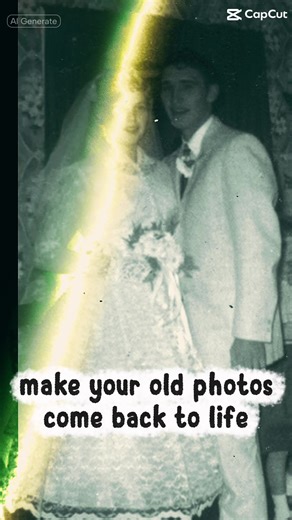 #CapCut #oldpicturescomealive #fyp Oh wow tears are streaming. How sweet this was Mama and Daddy’s wedding picture.@Grumpy @JP Butler @J E N A❤️‍🔥🐆 @Whitney Wynne @Kayson Harris @Lindsey Chisholm🙈 @kylin🩷