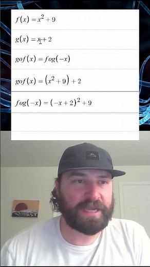 PRE CALC QUESTION: COMPOSITE FUNCTIONS #math #precalculus #tutor #STEM
