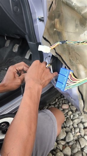 How to install car speaker cables! #shorts #restoration
