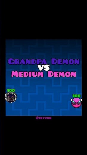 Grandpa Demon👴 VS 👿Medium Demon - Geometry Dash Battles #29