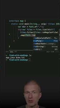 Find Files By Extension #java #shorts #coding #airhacks