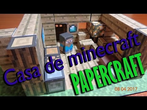 Minecraft Papercraft House | Tutorial