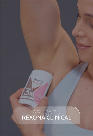 ¡Aplícalo correctamente y siente la protección de Rexona Clinical!​ Si es Clinical, tiene que ser Rexona.​ #RexonaNoTeAbandona​ ​ *Protección antitranspirante vs un antitranspirante regular.
