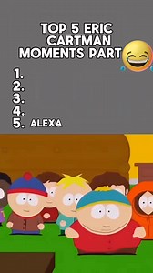 Top 5 Cartman moments 😂😂😂 Subscribe for more #fyp #cartoon #funny #short #cartman #southpark #southparkfanart #stanmarsh #kylebroflovski #kennymccormick #craigtucker #ericcartman | Sarcasm Central