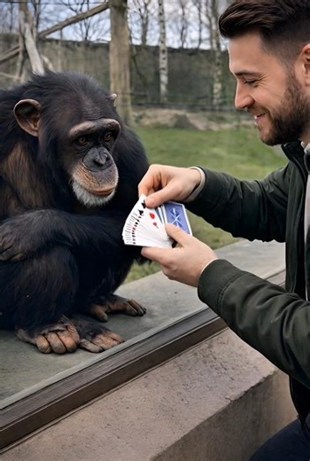 Chimp Sees Magic #shorts