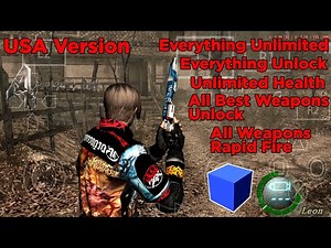 Resident Evil 4 Cheat Codes AetherSx2 | All Best Weapons Unlock | Everything Unlimited | Rapid Fire