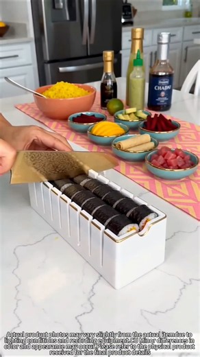 Make Perfect Homemade Sushi in Seconds with This Deluxe Kit! 🍣✨
