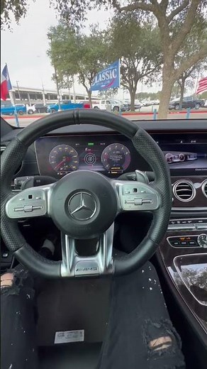 Mercedes E53 AMG loud exhaust sound