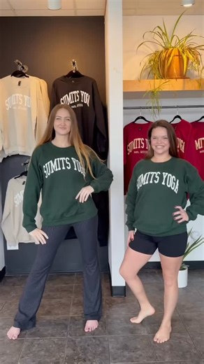 Springfield’s Premier Hot Yoga Studio on Instagram: "If you're spending New Year's Eve at home and need the perfect cozy sweatshirt ... we've got you! ✨ Come see us today, and pick up your Sumits Merch: 9 am Barre Noon Flow 6 pm Sumits Express *with class sizes picking up, we recommend signing up online to reserve your spot! We will also have a limited schedule on New Year's Eve - register now!"