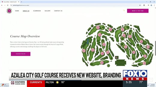 Azalea City Golf Course gets new website, branding