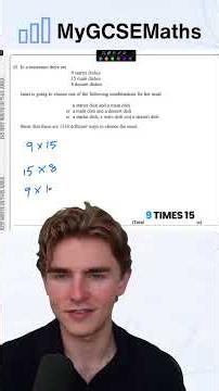 Listing Outcomes with the Product Rule - GCSE Maths 2026
