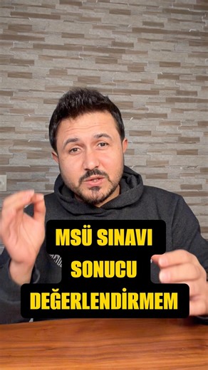 2026 MSÜ SINAVI ANALİZİM ! #msü #yks #tyt