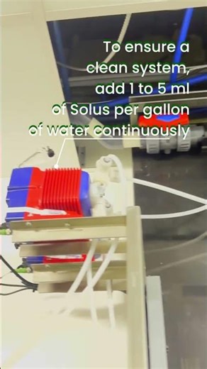 Continuous cleaning of the irrigation system