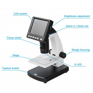[Hot Item] 5MP 3.5" LCD Stand-Alone Digital Stereo Microscope 500X with Video Camera (BM-DM01)