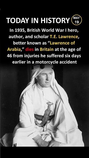 Did Lawrence of Arabia Die at 46? 🏍️