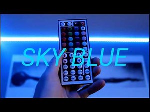 How to make SKY BLUE on LED Light Strips! (Custom DIY Light Strip Colors #1)