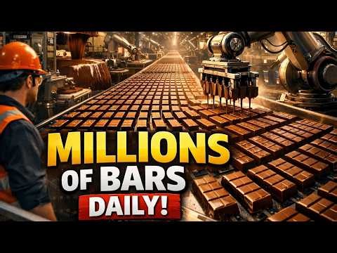 Inside the Giant Chocolate Factory – Millions of Bars Crafted Every Day