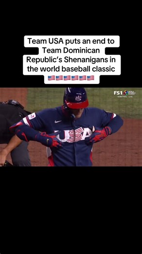 The United States of America humbles team Dominican Republic in the world baseball classic 2-1 . One of the more star studded baseball games in the history of the sport of the likes of players like Aaron Judge , Juan Soto , Bryce Harper , Fernando Tatis Jr , Paul Skenes , Manny Machado , Kyle Shwarber , Ketel Marte , Bobby Witt Jr , Vladimir Guerrero Jr , Julio Rodriguez , what a ball game ! Please like , share , comment , and follow ! #fyp #wbc #baseballboys #dominicana #Usa