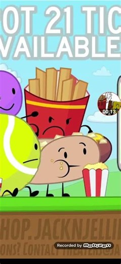 FRIES IS IN THE TPOT 21 TICKET THING..(I'M STILL making the video.)