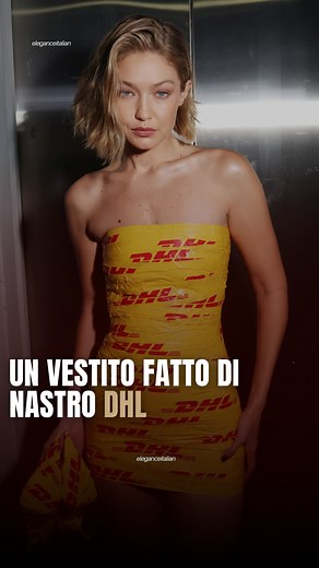 Eleganceitalian | Tendenze | Moda | Stile | Durante la sfilata Primavera/Estate 2025 di Vetements a Parigi, Gigi Hadid ha catturato l’attenzione indossando un miniabito realizzato... | Instagram