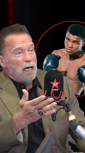 Bodybuilder, actor and motivational all-rounder Arnold Schwarzenegger recounts his time working out with Muhammad Ali, who ‘didn’t start counting until it hurt’ 🫨 📺 Watch the full interview on YouTube #arnoldschwarzenegger #muhammadali #chrisevans #terminator | Virgin Radio UK