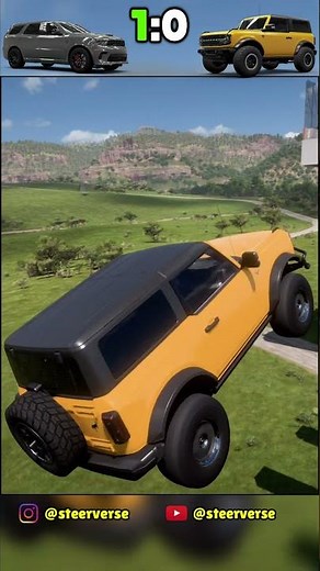 Dodge Durango Vs Ford Bronco 🔥#shorts