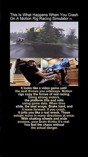 Racing Simulator with Real Crash Physics #simracing #racing