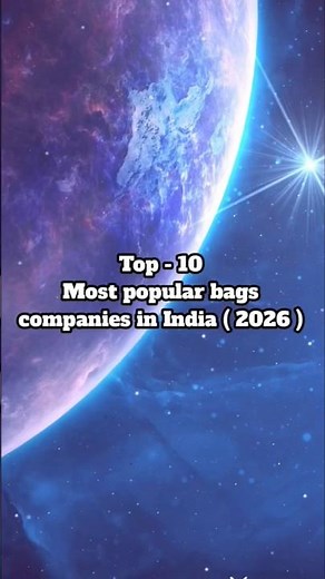 ✨Top 10 Most Popular Bag Brands in India 2026| Best Backpack & Travel Bag Companies🔥🎒🧳#viral #short