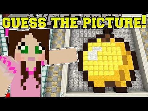 Minecraft: CAN YOU GUESS THE PICTURE?!? (GUESS THE FALLING BLOCKS!) Mini-Game