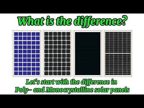 What is: The difference between Poly, Mono, Thin-film and Half-Cut solar panels