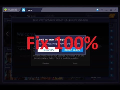 Bluestacks 3 Engine Won't Start Fix!!! | Bluestacks 3 Could not Start the Engine Fix!!!