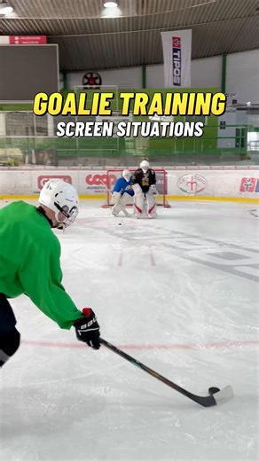 Working on screen situations 🥅💪🙂